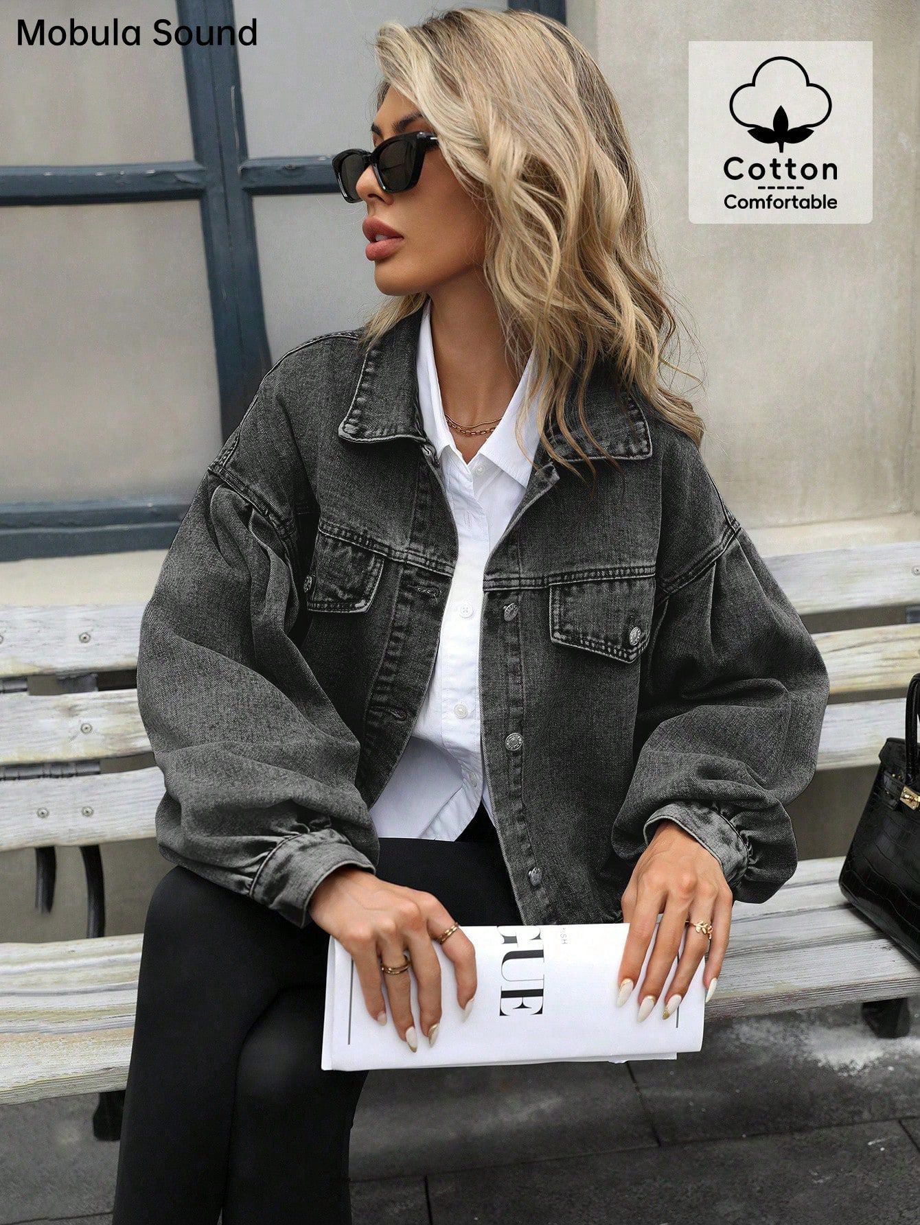 Women's Casual Street Hipster Loose Denim Jackets