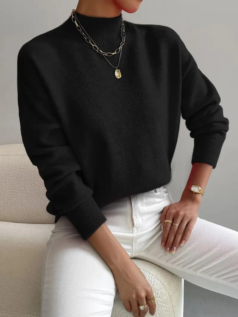 Women's Casual Comfortable Elegant Pullover Knitted Temperament Sweaters