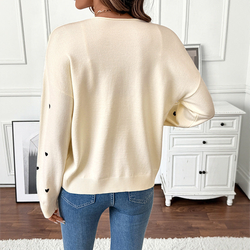 Creative Sweet Cute Style Love Pattern Sweaters