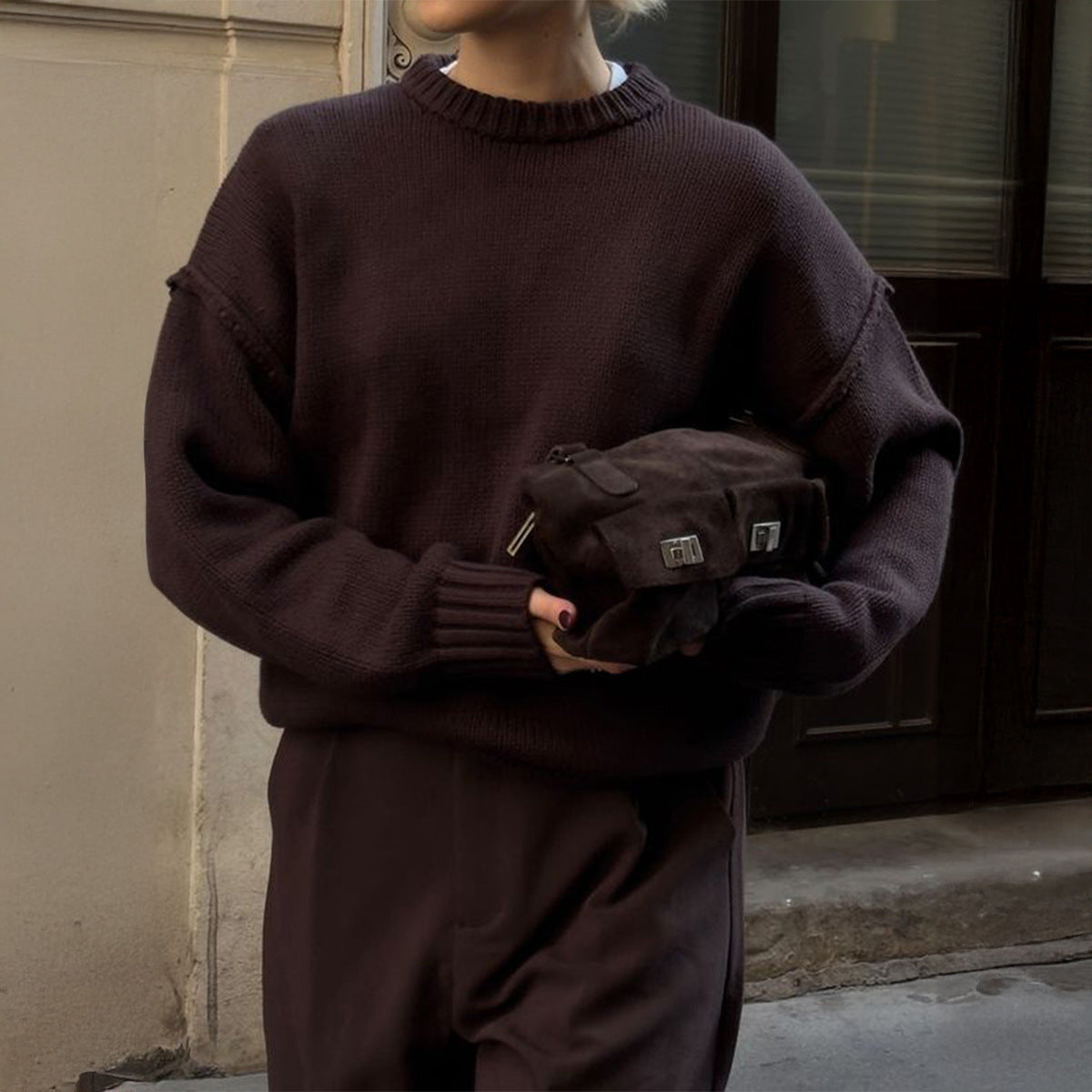 Women's Kai Kuo Lazy Vacation Versatile Wool Knitwear