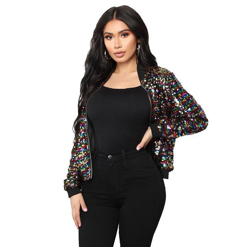 Beautiful Zipper Decorations Long Sleeve Small Coats