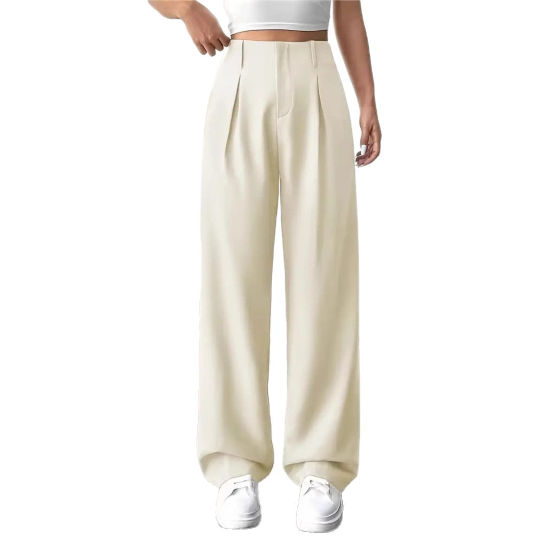 High Waist Wide Leg Versatile Casual Pants