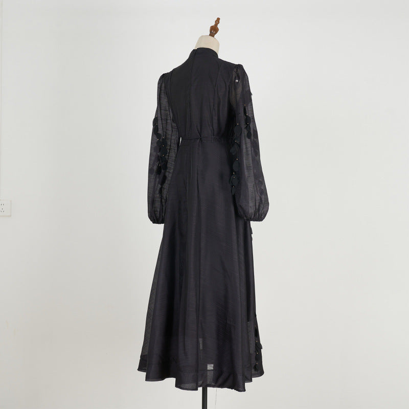 Women's Fresh Sweet Tridimensional Flower Decorative High Dresses