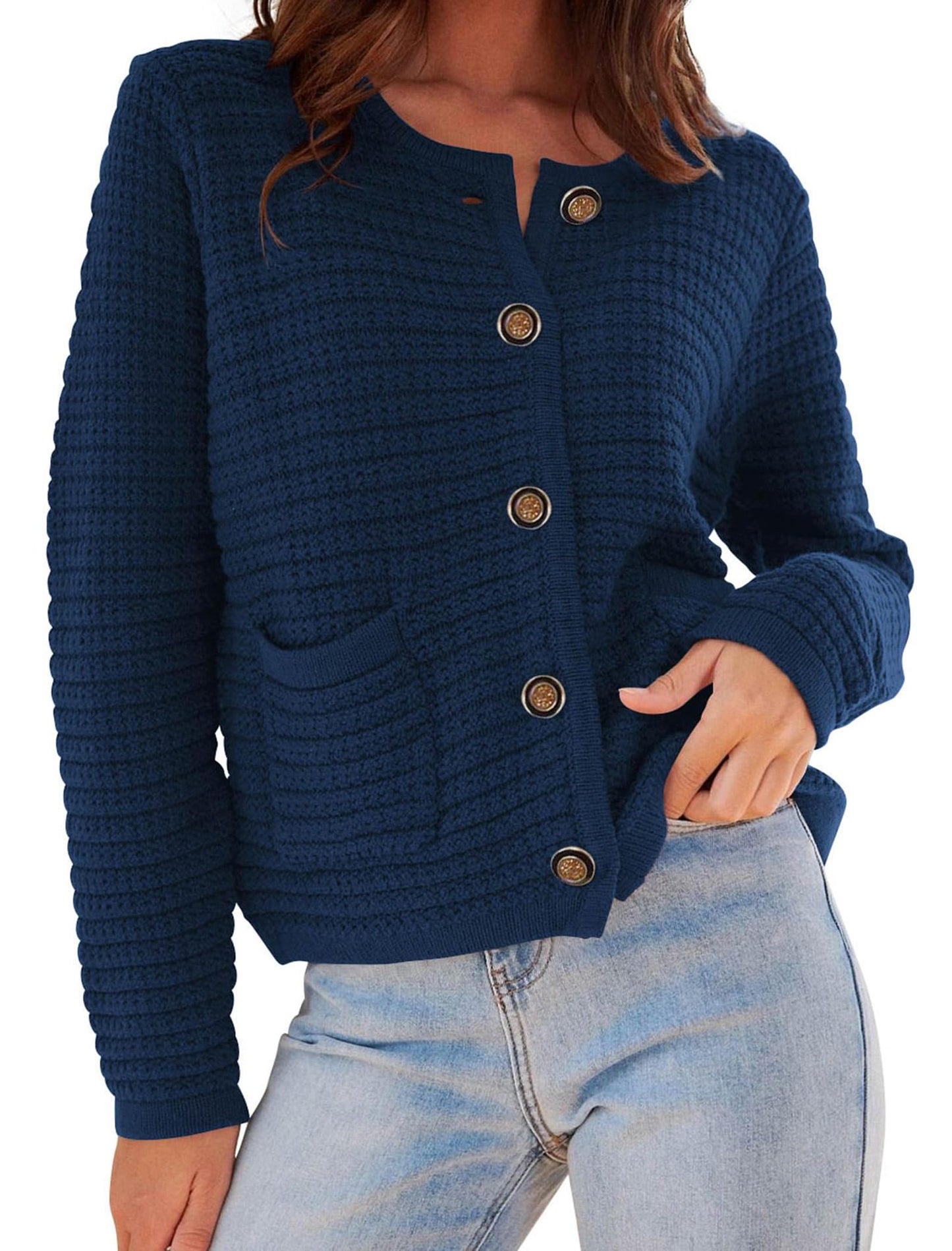 Women's Stylish Senior Chic Knitted Versatile Jackets