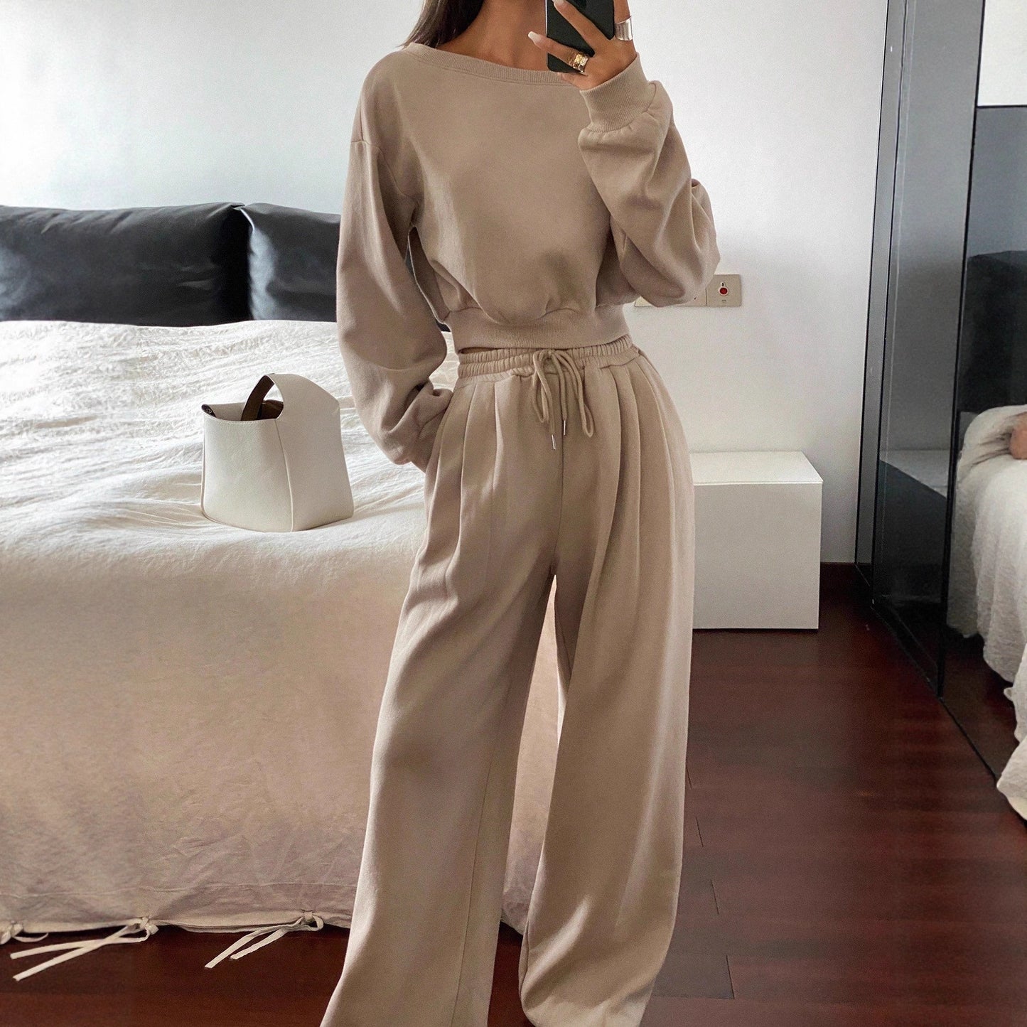 Women's Fashion Sportswear For Loose Graceful Sweatshirt Suits
