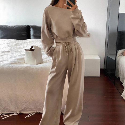 Women's Fashion Sportswear For Loose Graceful Sweatshirt Suits