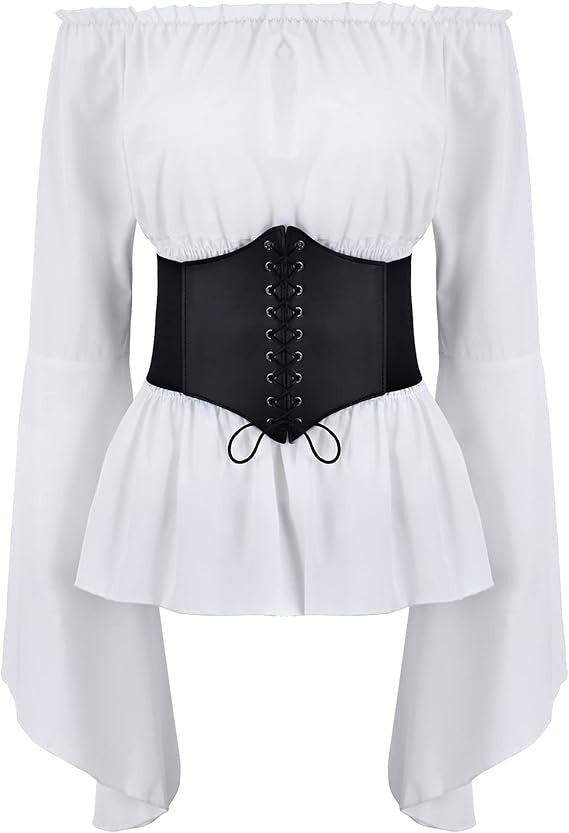 Classy Women's Long Sleeve Renaissance Medieval Dress