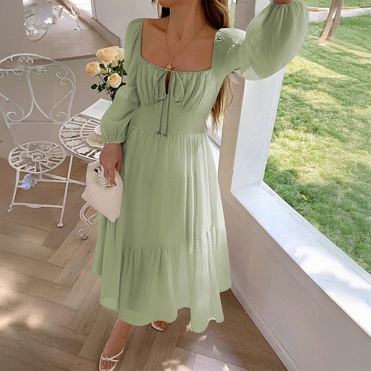 Women's Leisure Vacation Small Sling Seaside Atmosphere Dress