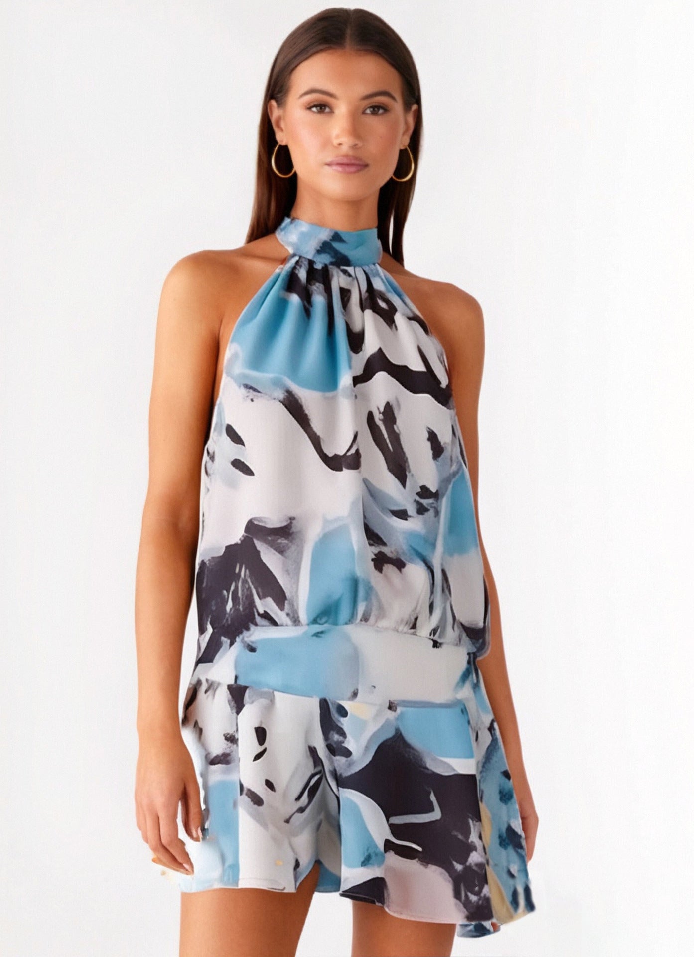 Women's Summer Sexy Sleeveless Halter Backless For Dress