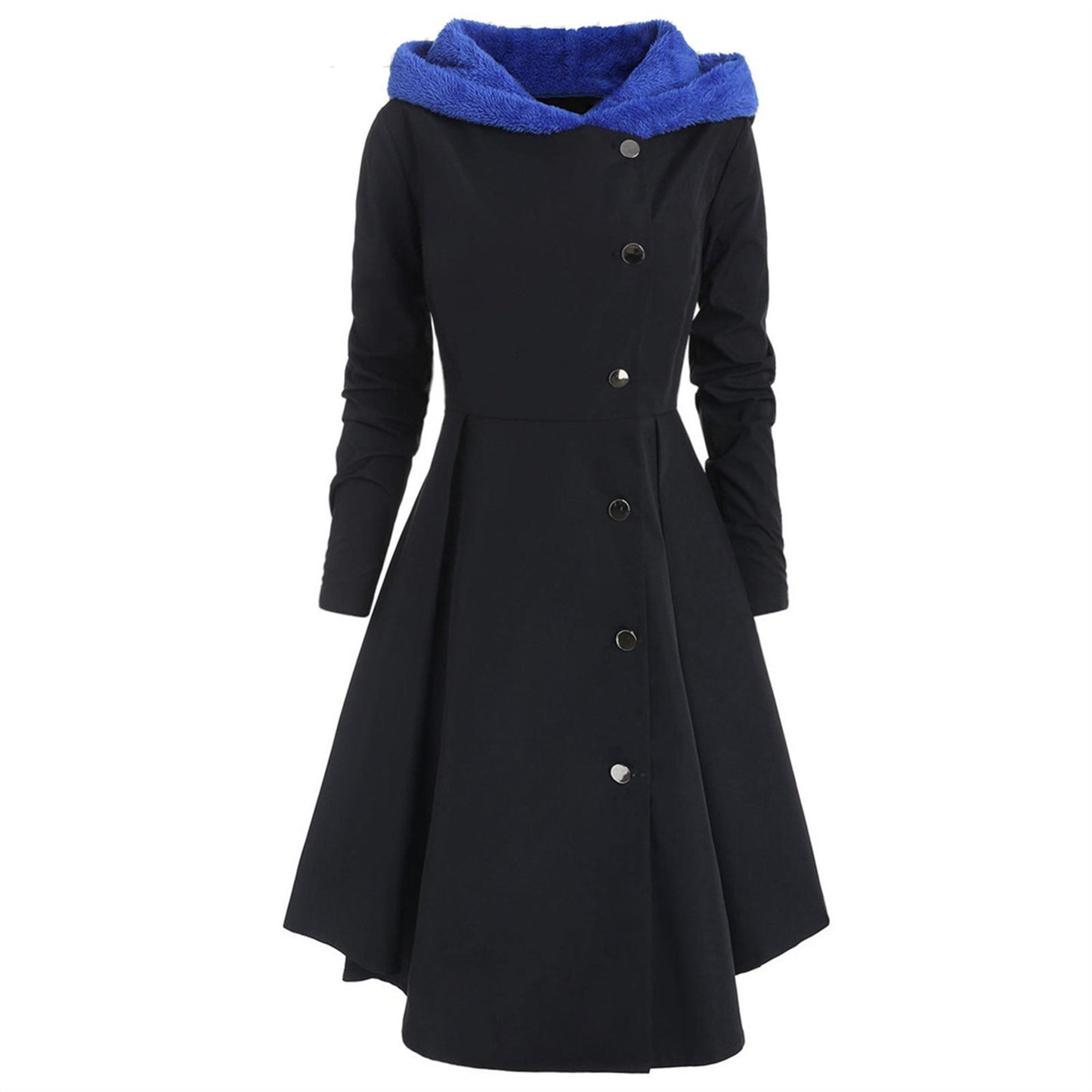 Women's Long Woolen Halloween Style Clothes Christmas Coats