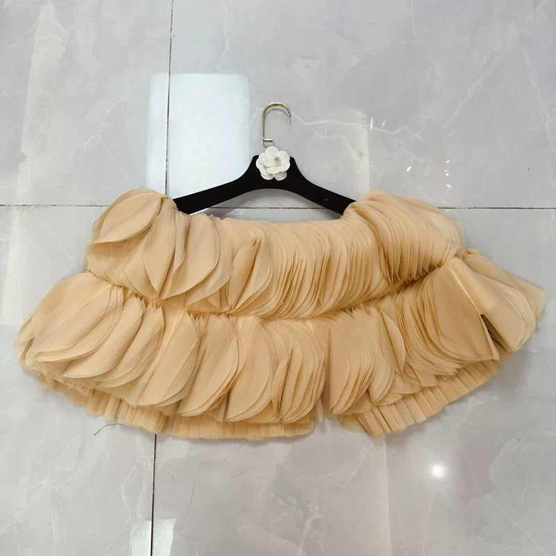 Women's Elegant Solid Color Autumn High-grade Puff Sleeve Loose Slimming Blouses