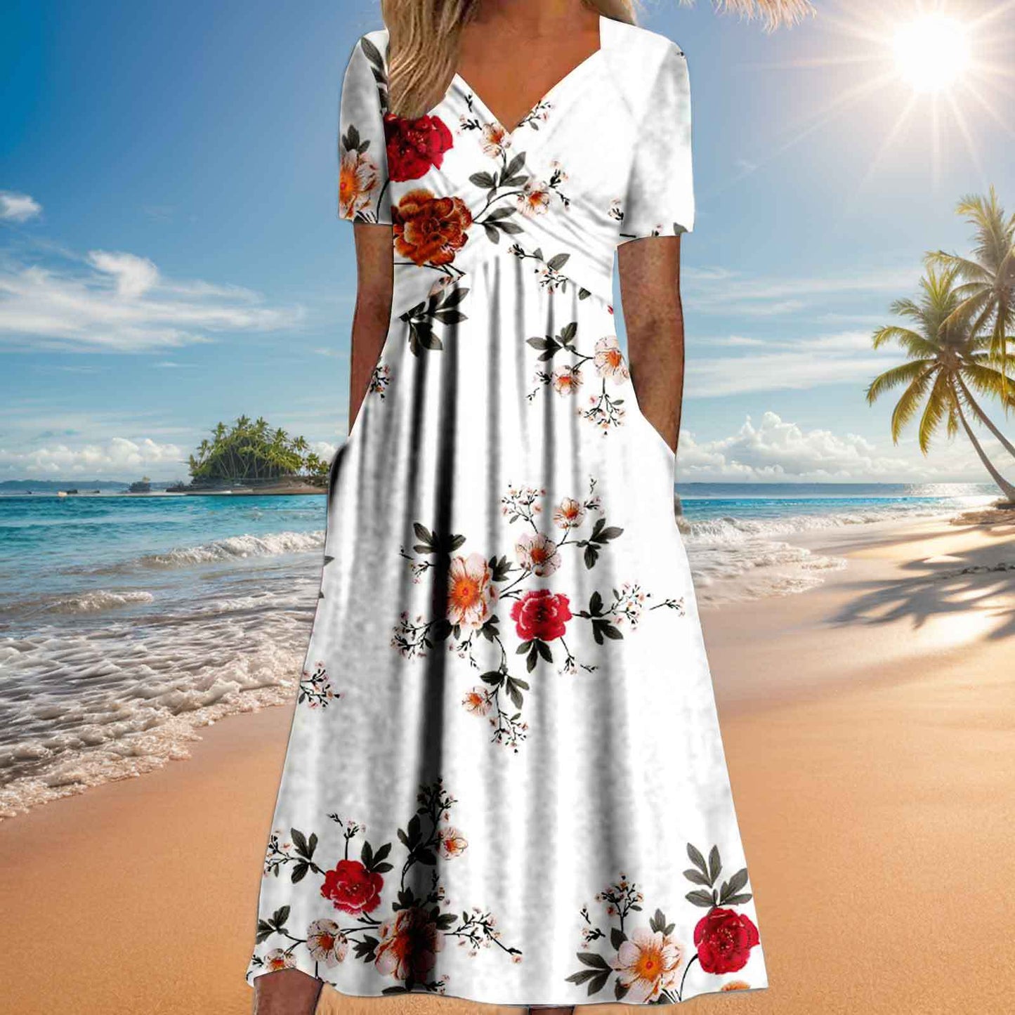 Women's Versatile Summer Sleeve Dress Special Dresses