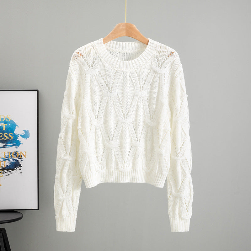 Women's Twist Thread Thermal Thickened Korean Style Knitted Women's Sweater