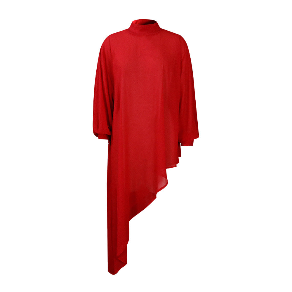 Women's Summer Chiffon Irregular Fashion Loose Dress