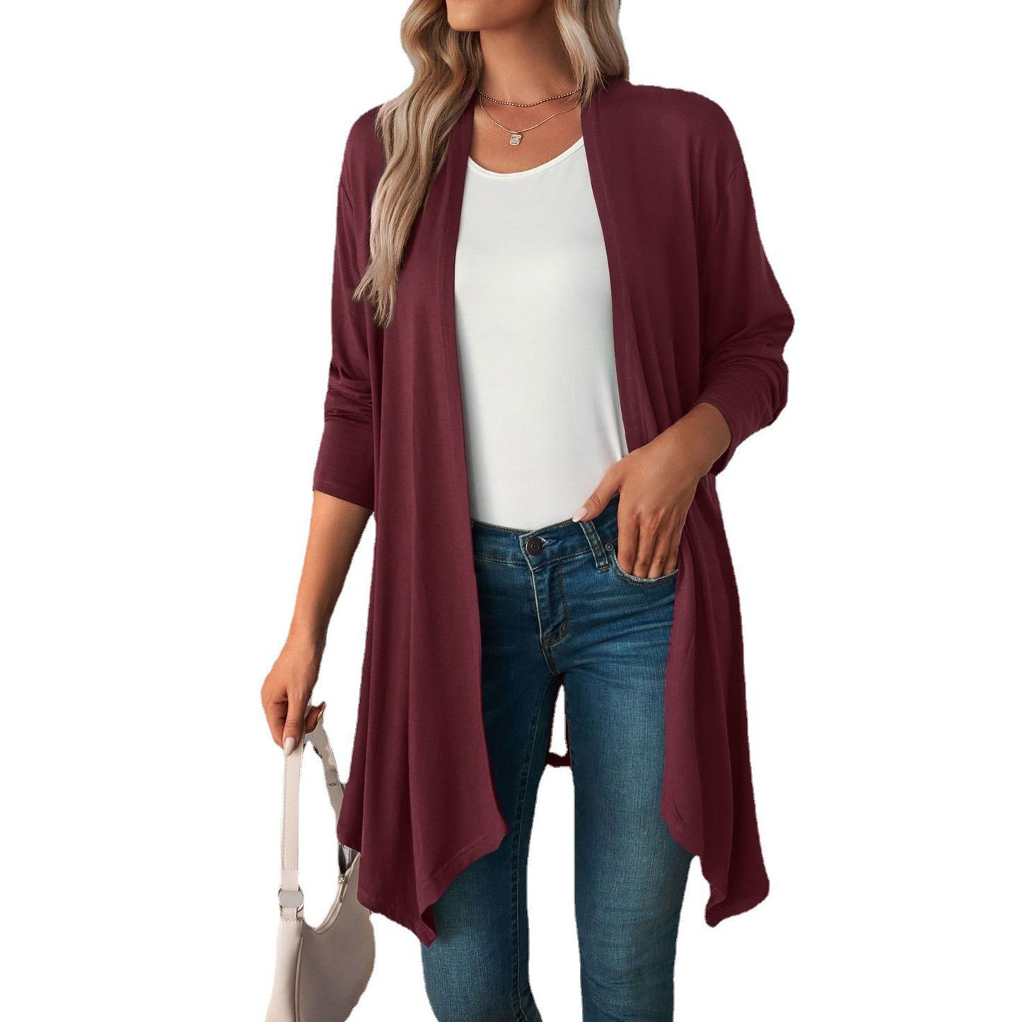 Women's Autumn Solid Color Long Sleeve Casual Women's Sweater