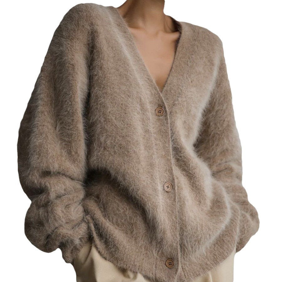 Women's Marten Knitted Idle Style Design Sense Sweaters