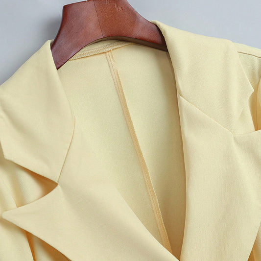 Women's Pretty Beautiful Fashion Temperament Pleated Suits