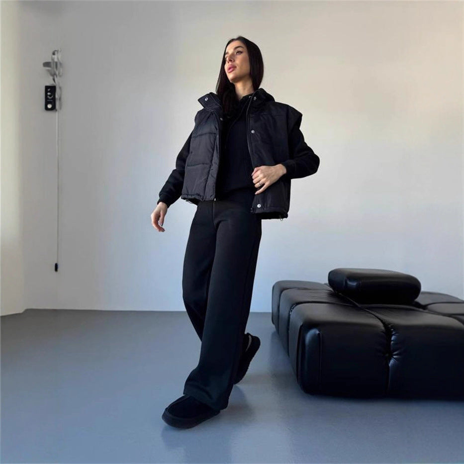 Trendy Hot Outer Wear Sleeveless Stand Vests