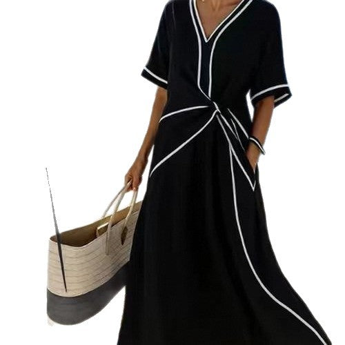 Summer Bohemian Style Elegant Temperament Commute Dress