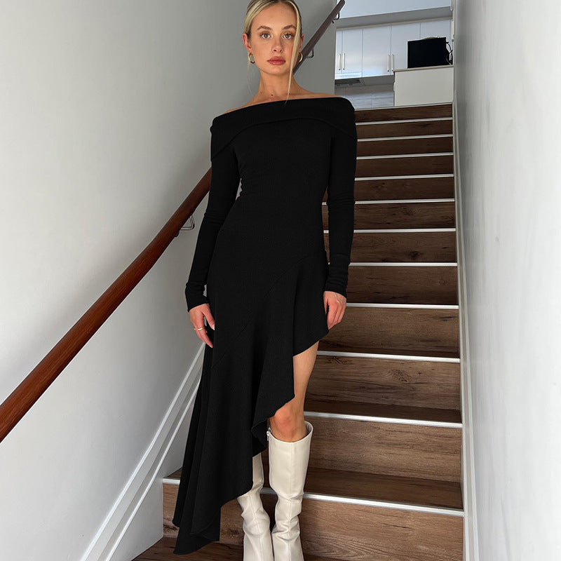 Women's Style Fashion Wear Elegant Long Sleeve Dresses