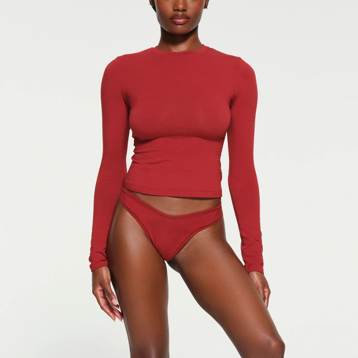Women's Style Solid Color Round Neck Long Blouses