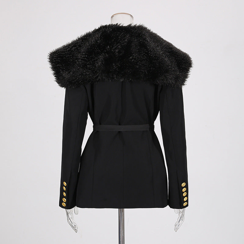 Sense Of Design Small Detachable Fur Blazers