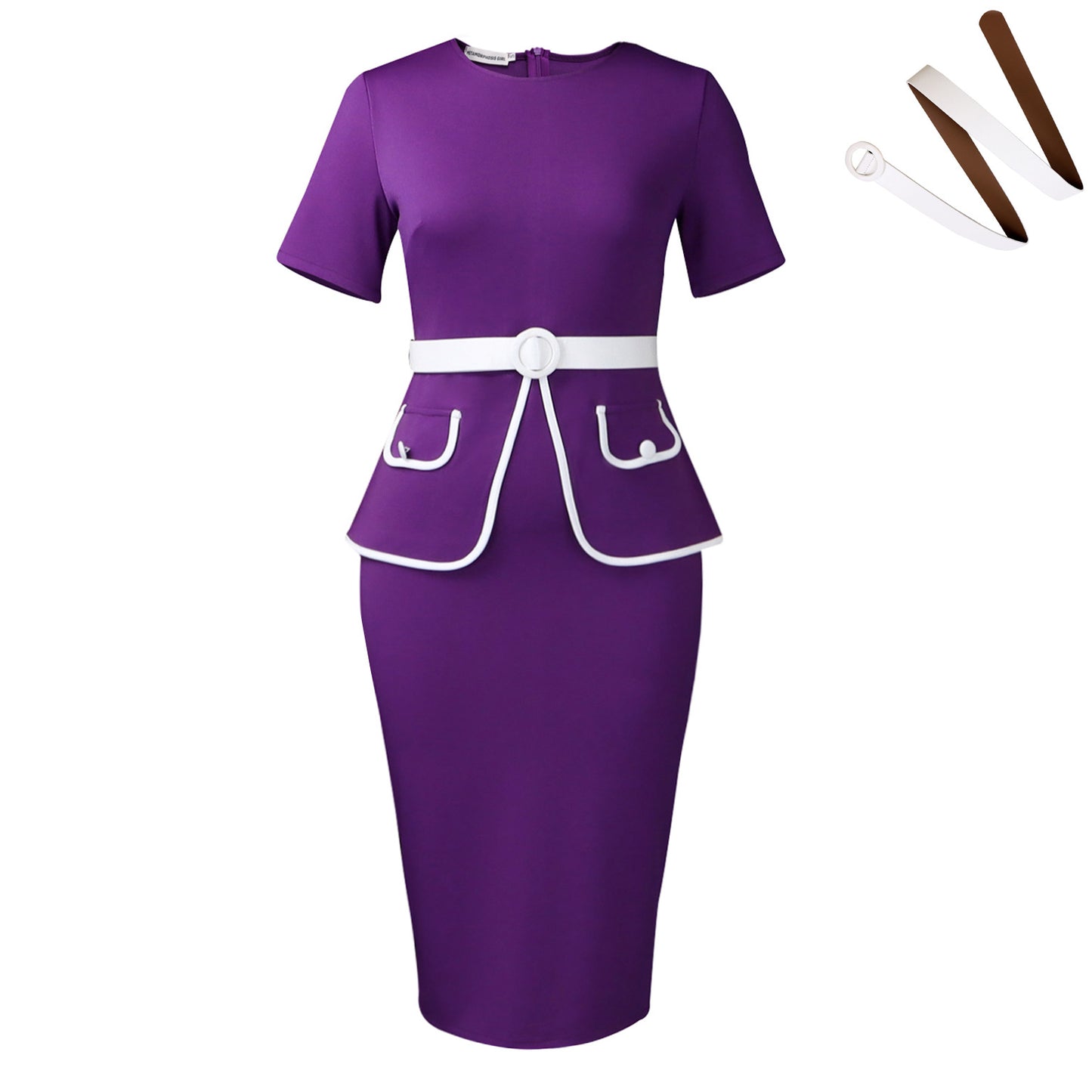 Women's Fashion Elegant Elastic Hip Sleeve Ol Plus Size