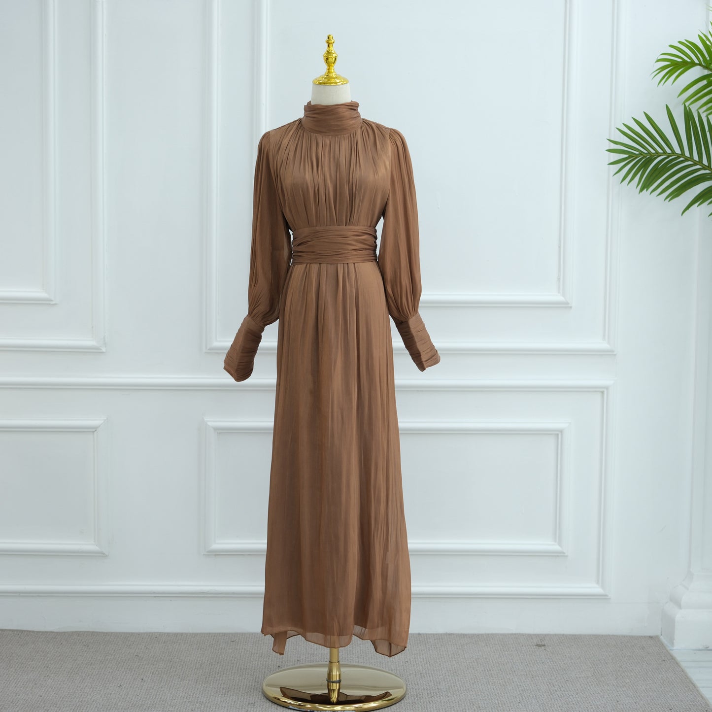 Slouchy Popular Pretty Drawstring Sleeves Dress Dresses
