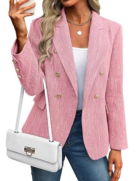 Women's Solid Color Autumn Simple Style Fashion Blazers