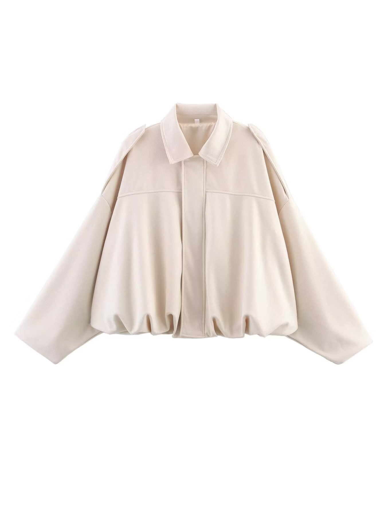 Women's Early Spring Fashion Suede Texture Effect Jackets
