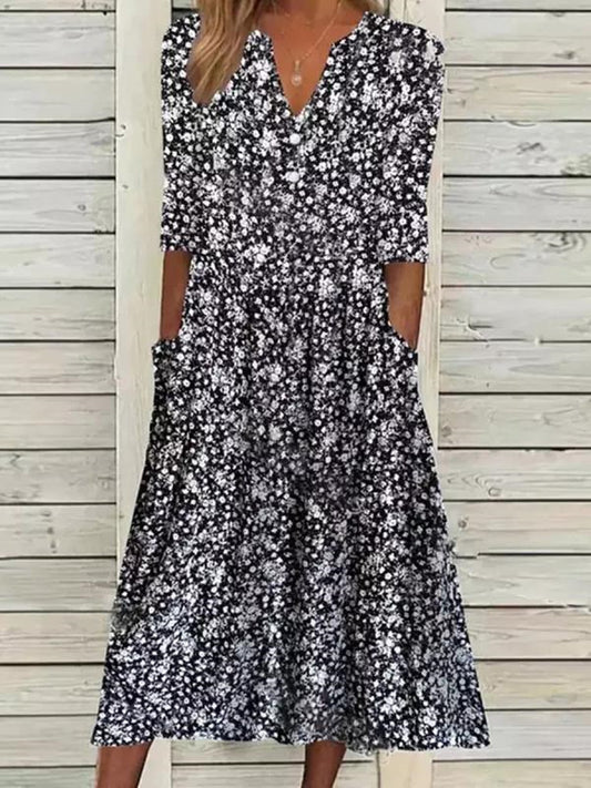 Women's Summer Printed Dress For Woman Loose Dresses