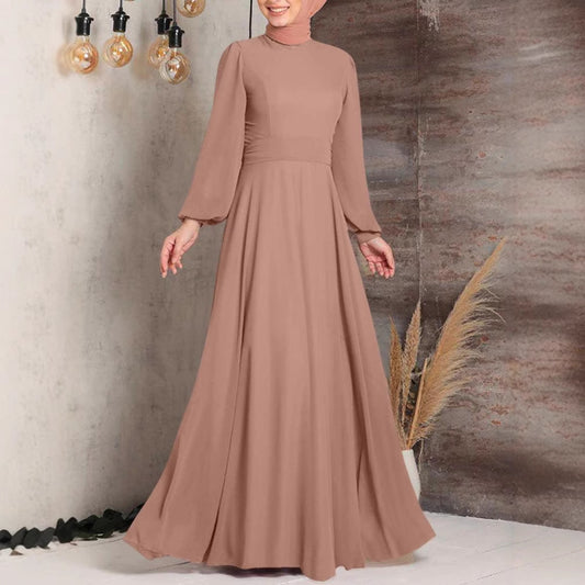 Women's Commuter Street Fashion High Waist Design Swing Lantern Jumpsuits