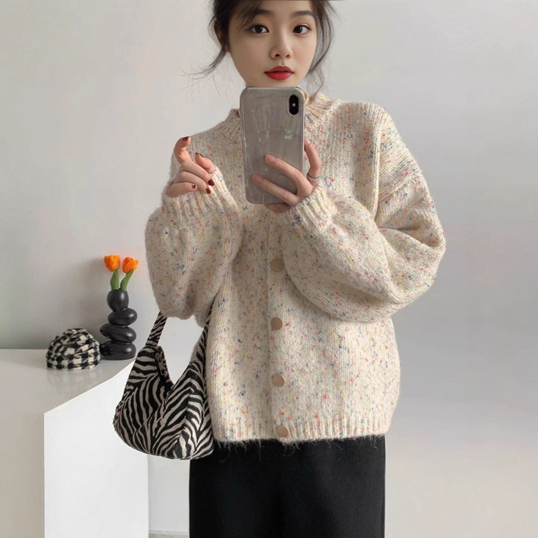 Women's Loose American Soft Glutinous Long Sleeve Women's Sweater