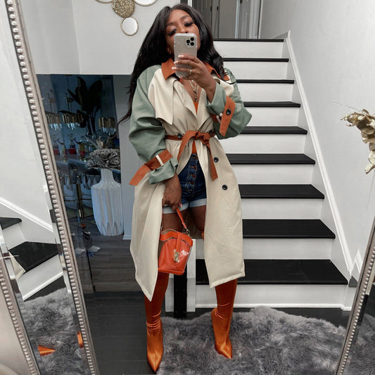 Women's Comfortable Fashion Casual Trench Overcoat Coats