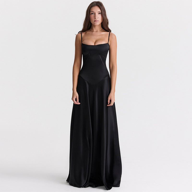 Women's Sexy Sling Dress Slim Fit Backless Dresses