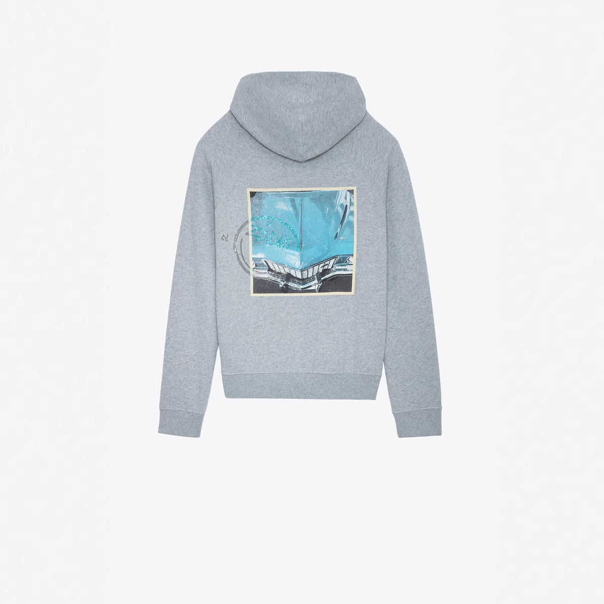 Women's Niche Back Car Chalk Digital Printed Sweaters