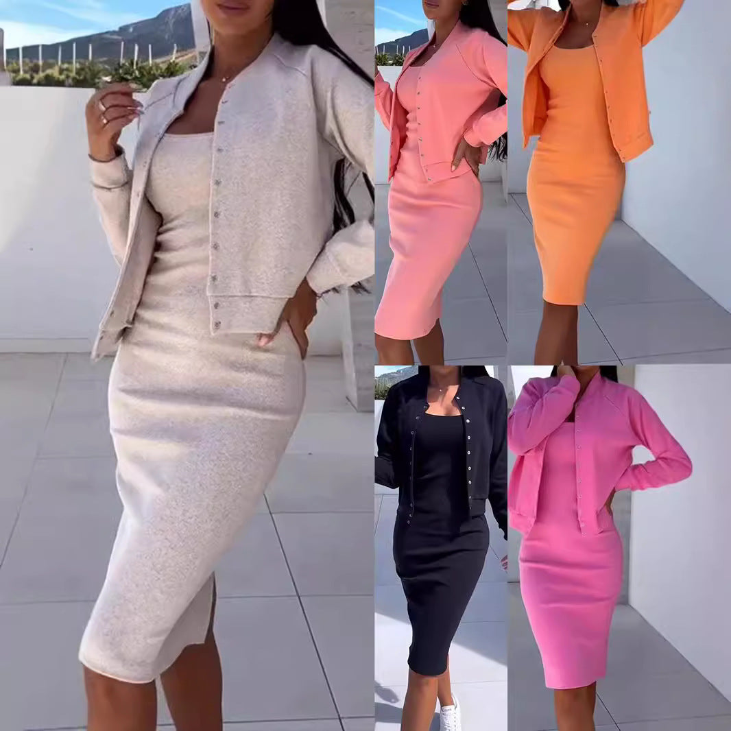 Beautiful Attractive Fashion Women's Suspender Two-piece Tops