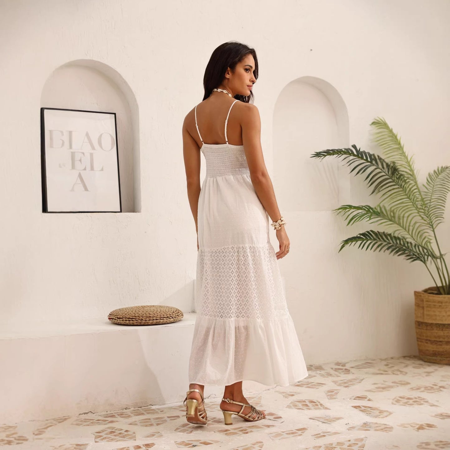 Bohemian Summer Wind Sexy Lace Vacation Cotton Skirts