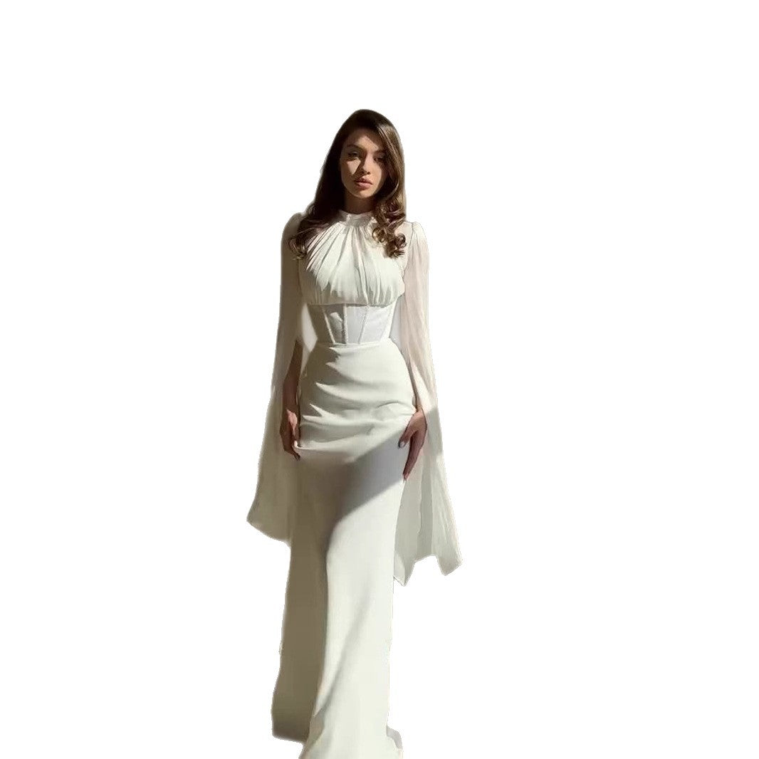 Women's Spring Fashion Elegant Graceful Long Sleeve Dresses