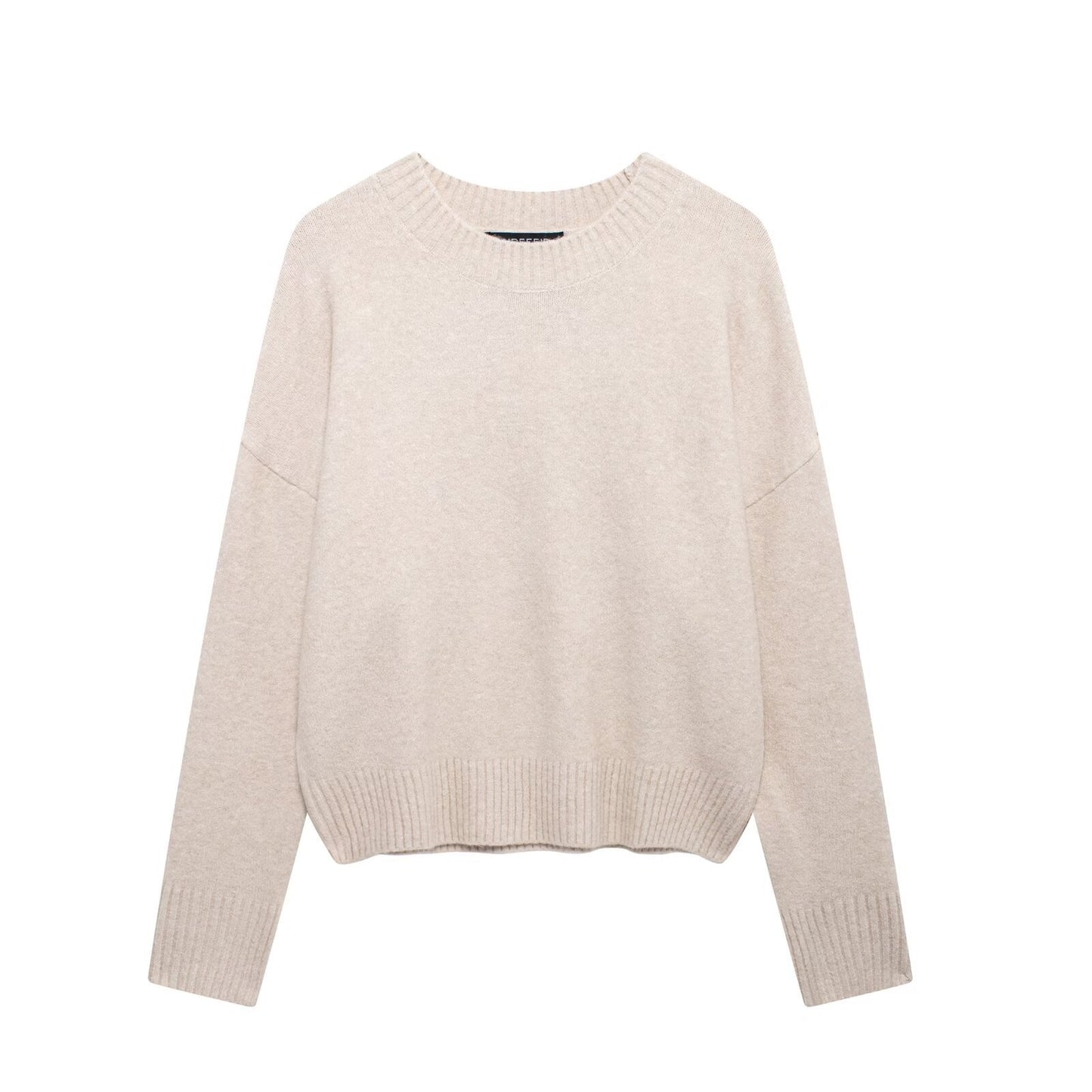 Women's Early Spring Round Neck Long Sleeve Knitwear