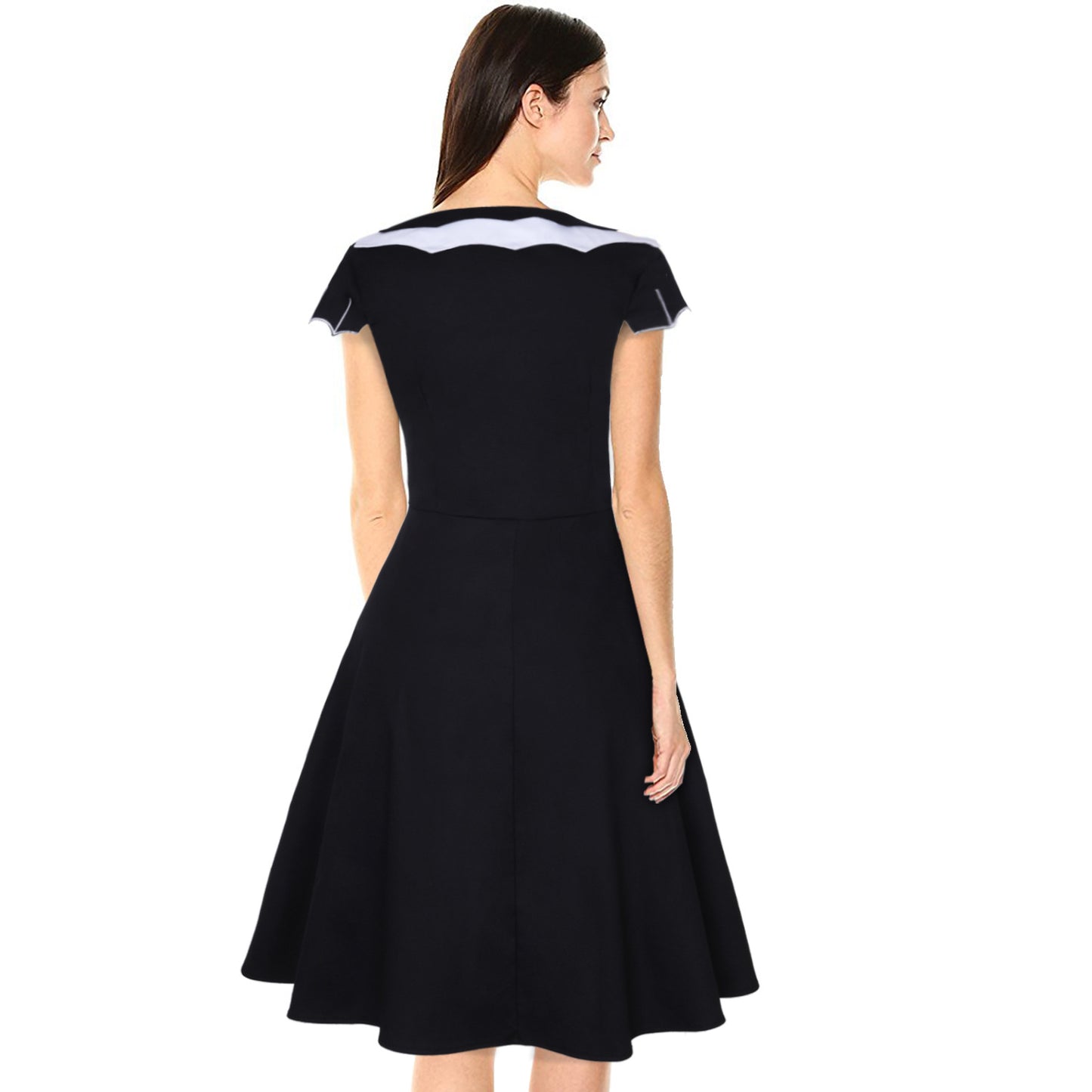 Women's Innovative Halloween Bat Embroidered Dress Dresses