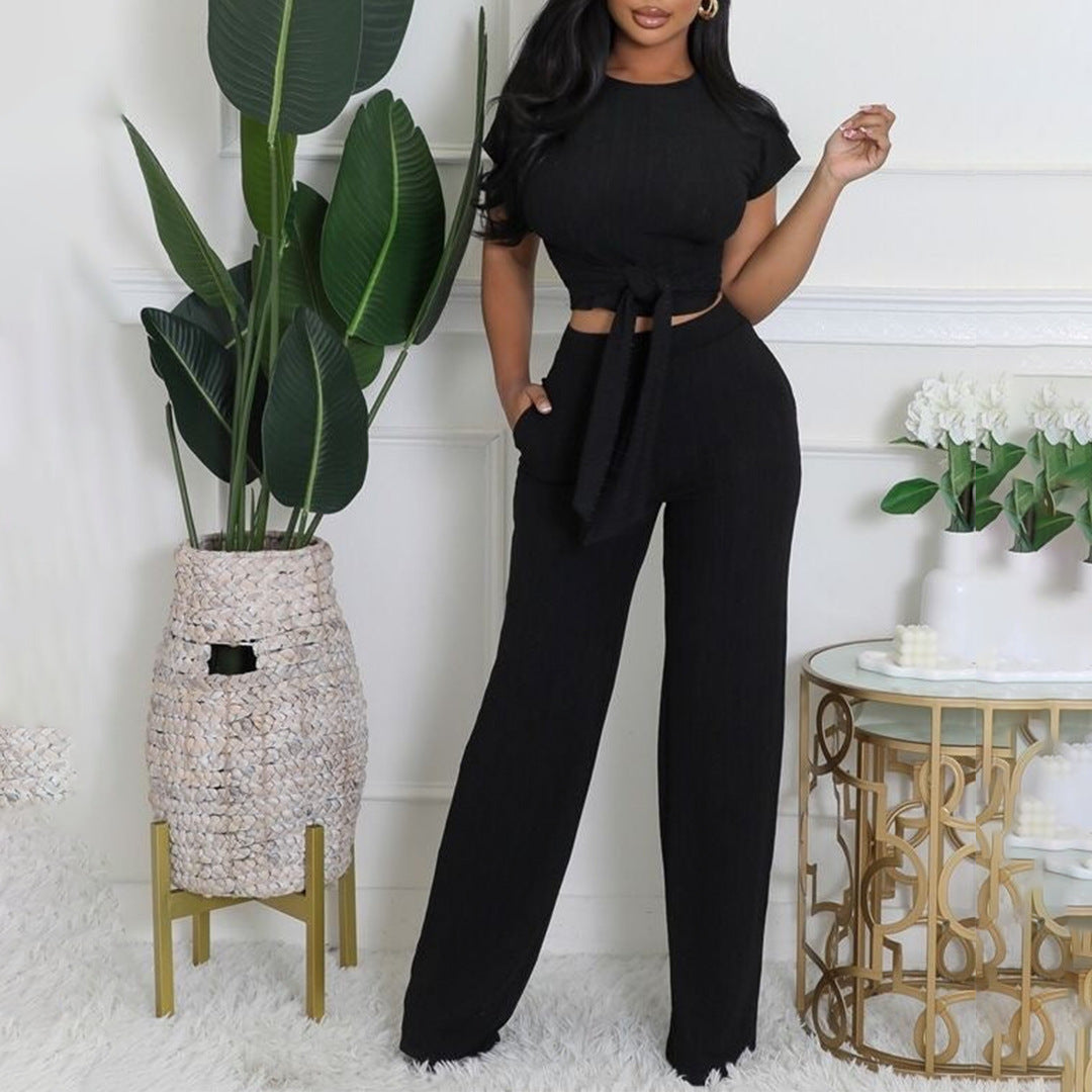 Women's Neck Pullover Design Slim Fit Sexy Suits