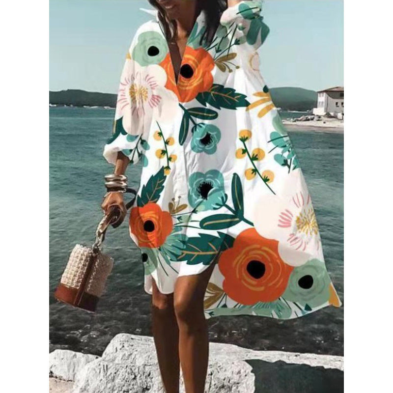 Innovative Creative Fashion Temperament Shirt Dress Dresses