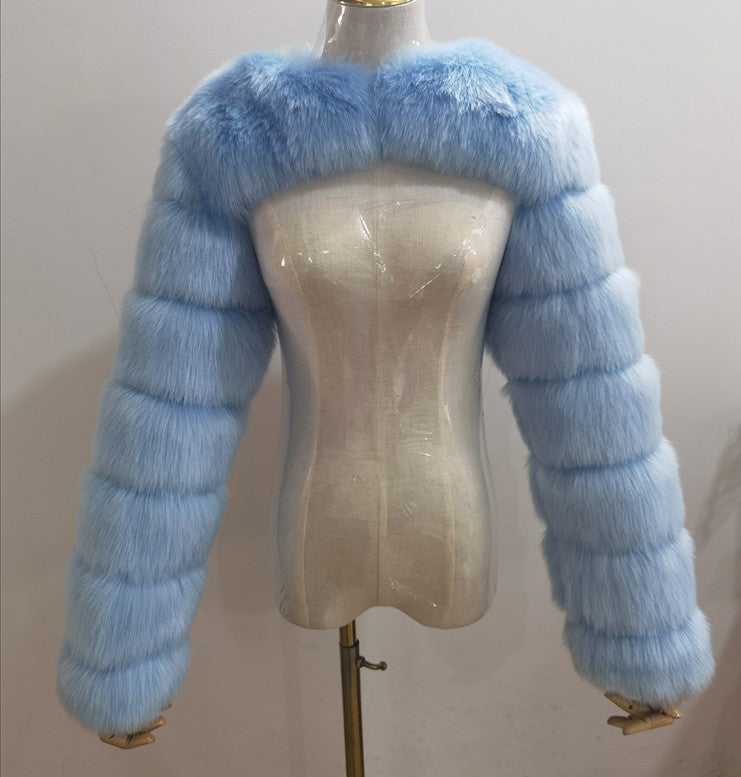 Women's Fur Shawl Super Fashion Wear Sexy Coats