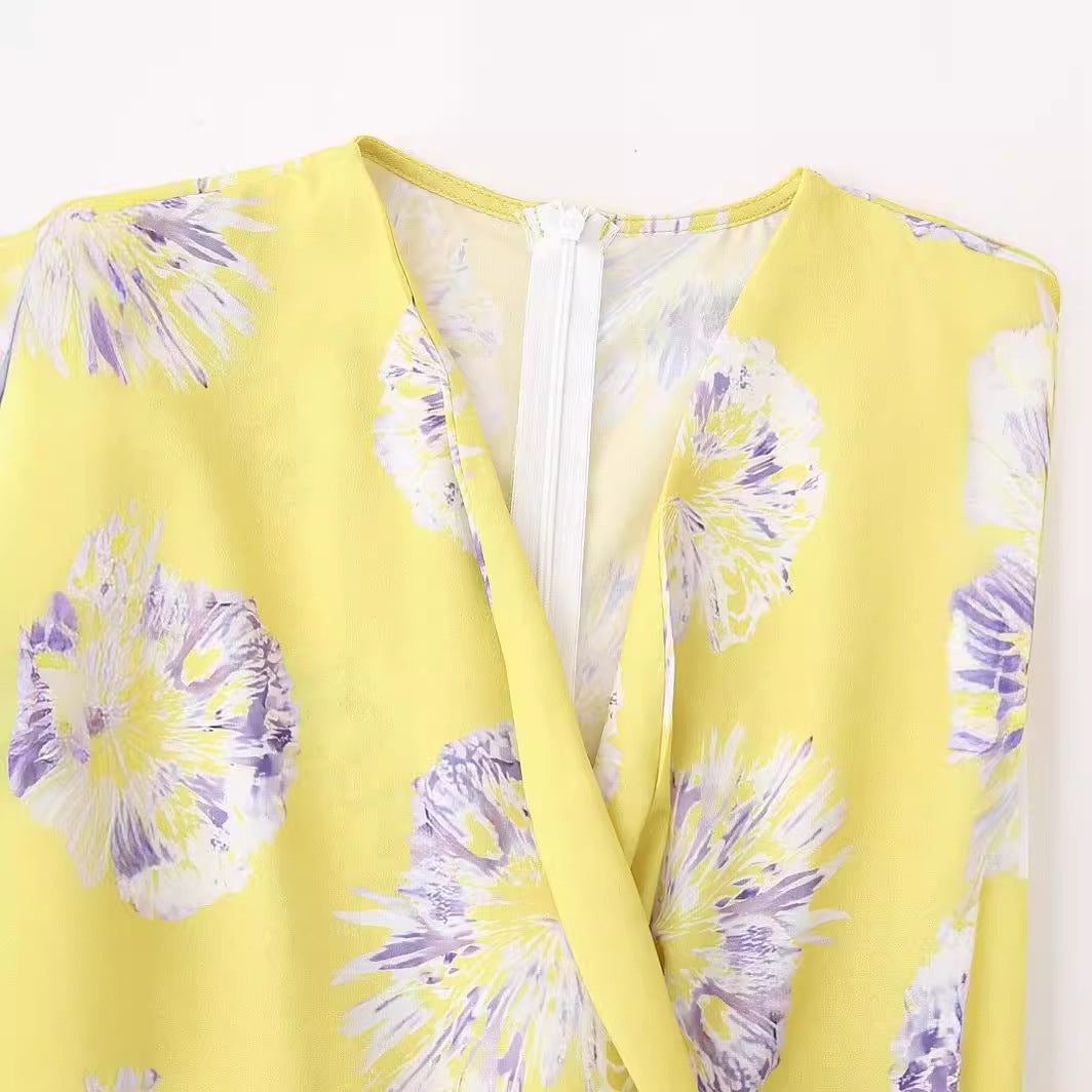 Women's Beautiful Summer Chiffon Printed Dress Dresses