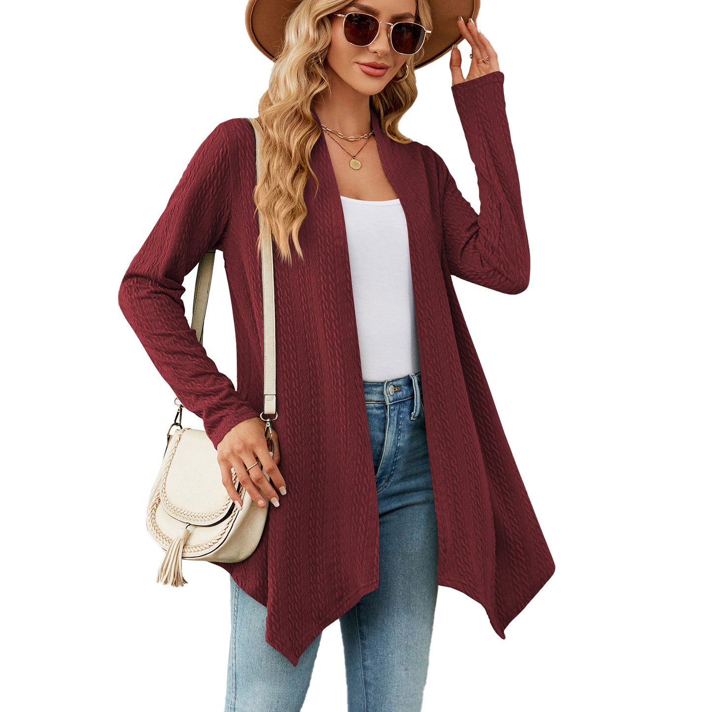 Women's Solid Color Loose Long Sleeves Women's Sweater