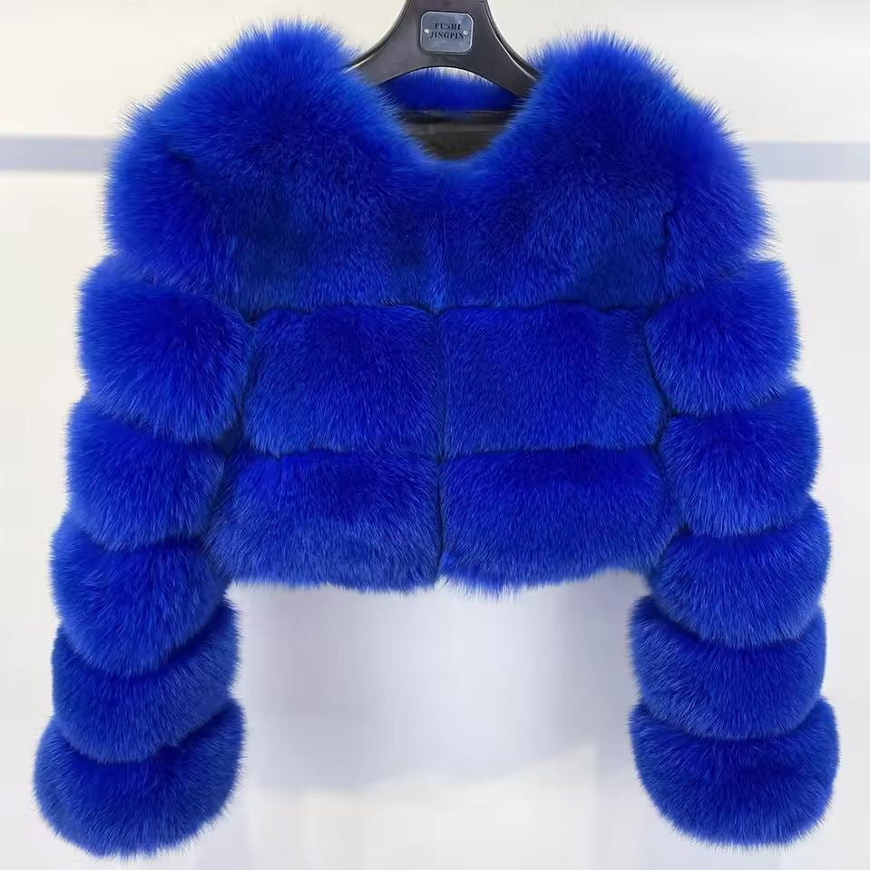 Fur Imitation Fox Furry Environmental Protection Coats