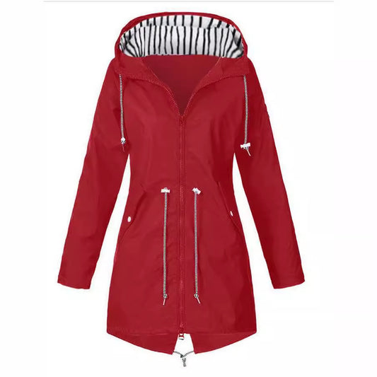 Women's Zipper Shell Three-in-one Outdoor Hooded Mountaineering Coats