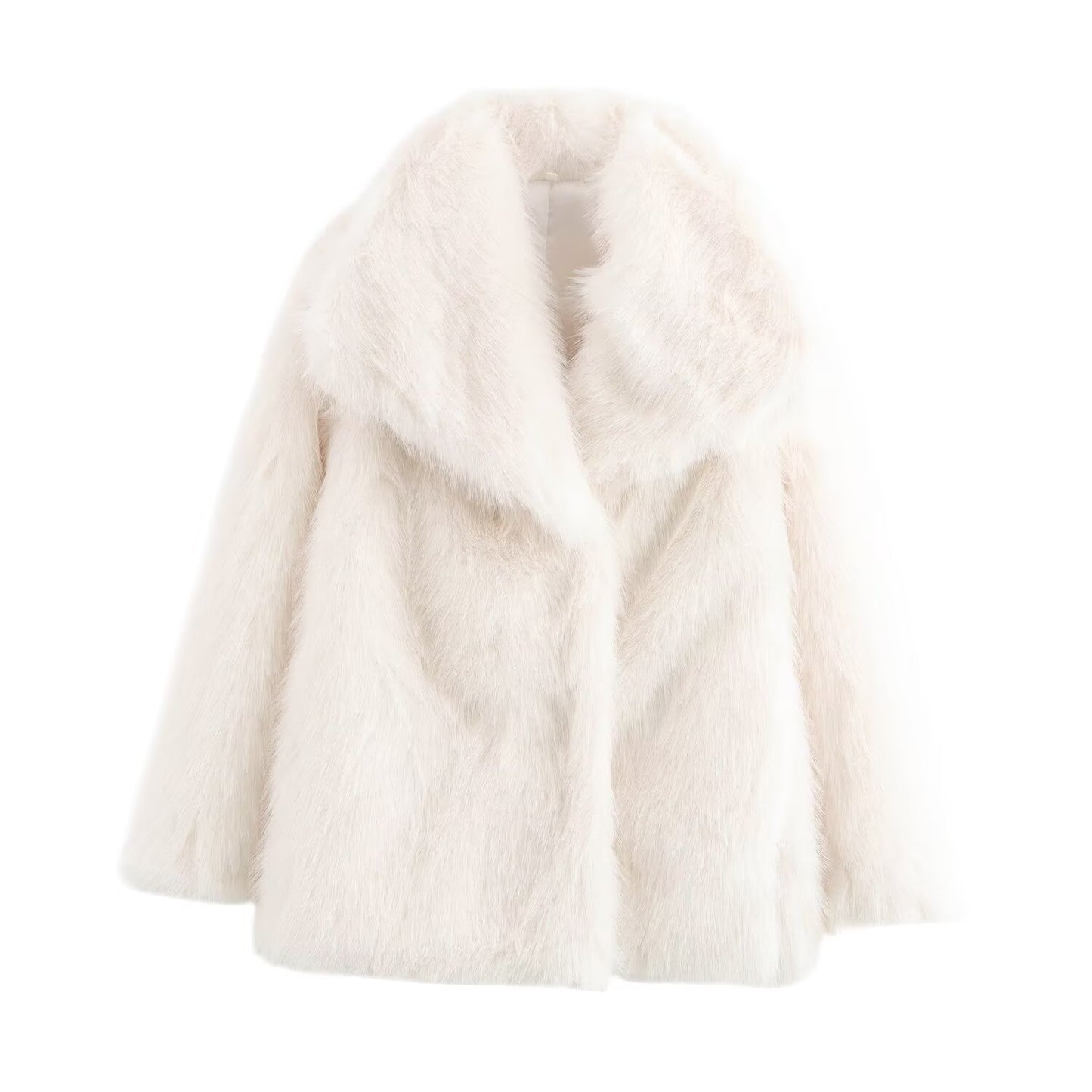 Women's Stylish Fashion Temperament Artificial Fur Coats