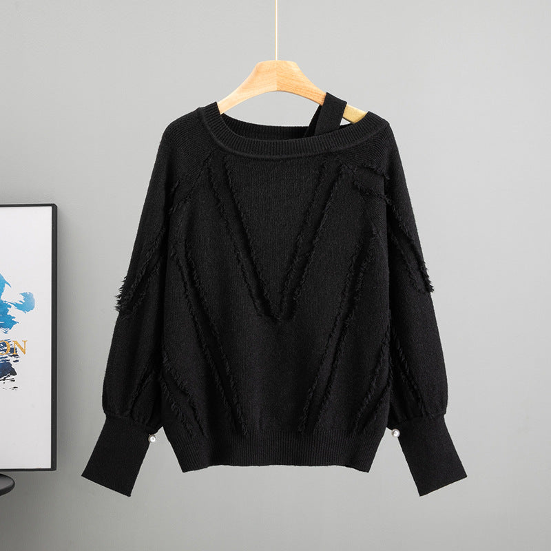 Women's European Goods Lantern Sleeve Autumn Casual Temperament Women's Sweater